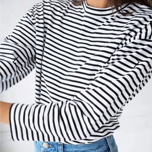 AYR French Fry shirt in “Piano” (black and white)